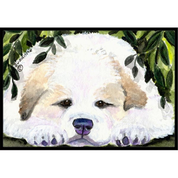 Beyondbasketball Golden Retriever Indoor Outdoor Mat - 18 x 27 in. BE3438363 - main